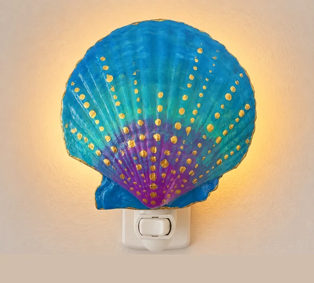 Mermaid Sunset - Shell Night Light | Mindy Lopez Studios