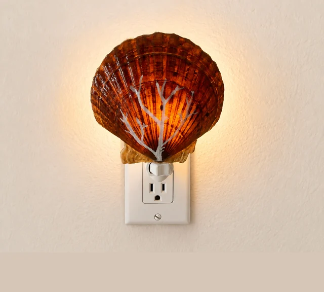 Winter Branches - Shell Night Light